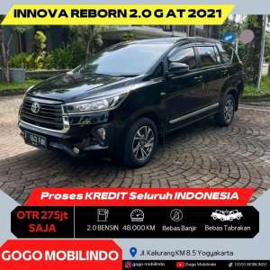 Jual bekas Toyota Innova Reborn G Matic 2021 ORISINIL DP Minim Xpander,lokasi di Sleman Kab.