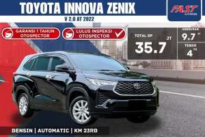 Jual bekas TOYOTA INNOVA ZENIX V 2022 2.0 AT LOW KM.23RBPAJAK PANJANG,lokasi di Surabaya Kota