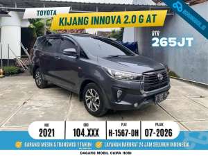 Jual bekas Toyota Kijang Innova 2.0 G AT 2021 Abu Abu Metalik,lokasi di Pekalongan Kota