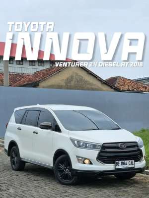 Jual bekas Toyota kijang innova 2018 venturer diesel metik istimewa dp ceper yuk,lokasi di Bandar Lampung Kota