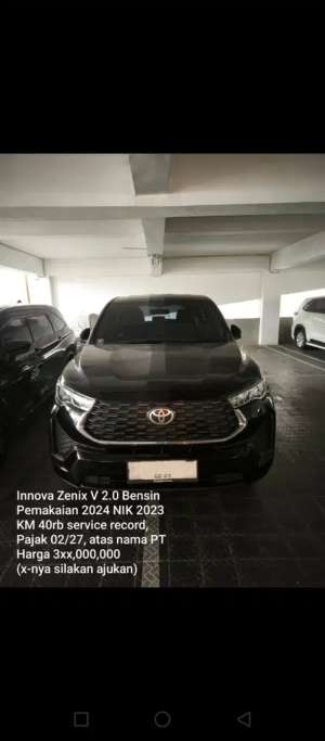 Jual bekas Toyota Kijang Innova 2023 Bensin,lokasi di Bogor Kab.