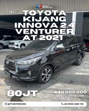 Jual bekas Toyota Kijang Innova 2.4 Venturer AT 2021,lokasi di Medan Kota