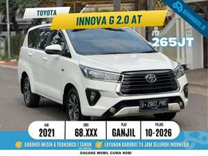 Jual bekas Toyota Kijang Innova G at 2021,lokasi di Jakarta Timur