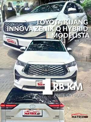 Jual bekas Toyota kijang innova Zenix Q Hybrid Modelista 2025 Zenix Q hybrid,lokasi di Jakarta Barat
