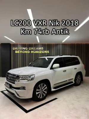 Jual bekas Toyota Land Cruiser VXR Full Spec 2019 LC LC200 B1678SJZ Nik 2018,lokasi di Jakarta Pusat