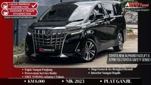 Jual bekas Toyota New Alphard Facelift G ATPM TSS TOYOTA SAFETY SENSE NIK 2023,lokasi di Bandung Kota