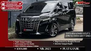 Jual bekas Toyota New Alphard Facelift G ATPM TSS NIK 2023,lokasi di Tangerang Selatan Kota