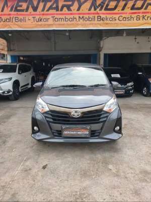 Jual bekas Toyota New Calya 1.2 Tipe G Luxury Manual Abu-Abu Metalik Tahun 2021,lokasi di Palembang Kota