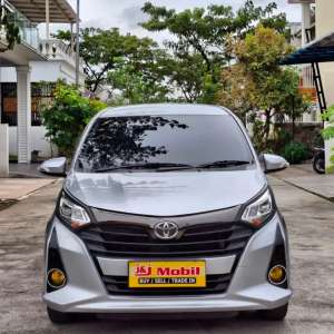 Jual bekas TOYOTA NEW CALYA FACELIFT 1.2 G MATIC 2020 MEDIUM SILVER,lokasi di Medan Kota