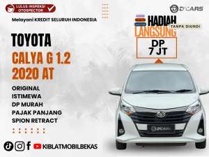 Jual bekas TOYOTA NEW CALYA G 1.2 MATIC 2020 ISTIMEWA ORIGINAL DP MINIM,lokasi di Semarang Kota