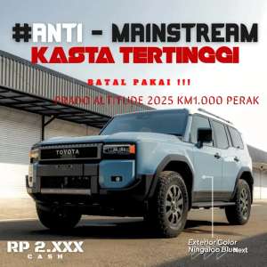 Jual bekas TOYOTA PRADO 3.3 SOLAR MILD HYBRID 2025,lokasi di Jakarta Timur
