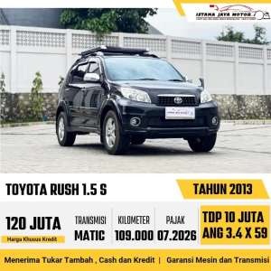 Jual bekas Toyota Rush S AT 2013,lokasi di Jakarta Barat