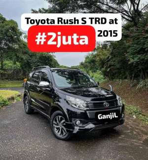 Jual bekas Toyota Rush S TRD at 2015 hitam 2juta,lokasi di Jakarta Timur