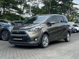Jual bekas TOYOTA SIENTA 1.5 G MT MANUAL 2018 COKLAT, KM 104RB,lokasi di Tangerang Kota