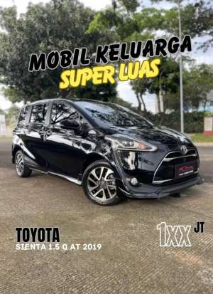 Jual bekas Toyota Sienta 1.5 Q AT 2019,lokasi di Tangerang Kab.