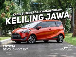 Jual bekas Toyota Sienta V 1.5 CVT 2017,lokasi di Jakarta Pusat