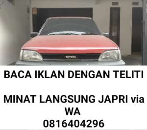 Jual bekas Toyota Starlet Kotak 1000cc,lokasi di  ,Jakarta Timur