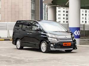 Jual bekas Toyota Vellfire 2.4 Z ATHITAM 2012,lokasi di Jakarta Pusat