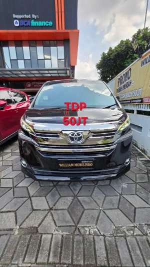 Jual bekas Toyota Vellfire G 2.5 Matic Tahun 2016 Kondisi Mulus Terawat Istimewa,lokasi di Bekasi Kota
