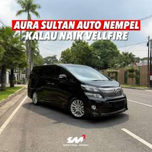 Jual bekas Toyota Vellfire Z AT Matic Cbu Hitam 2014,lokasi di  
