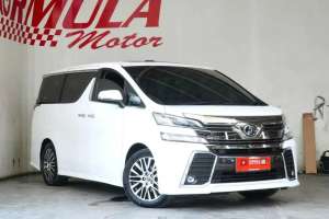 Jual bekas TOYOTA VELLFIRE ZG PREMIUM SOUND 2017,lokasi di Bekasi Kab.