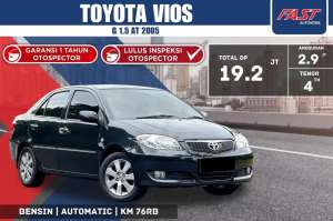 Jual bekas TOYOTA VIOS G 2005 AUTOMATIC LOW KM.76RBPAJAK PANJANG,lokasi di Jakarta Selatan
