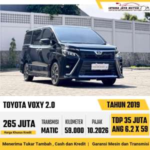 Jual bekas TOYOTA VOXY 2.0 2019,lokasi di Jakarta Selatan