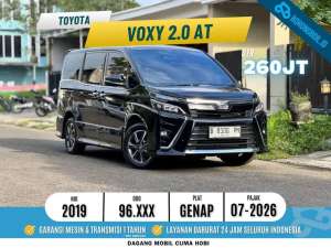 Jual bekas Toyota Voxy 2.0 AT 2019 TDP 5 JUTA,lokasi di Tangerang Kota