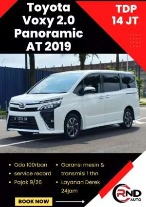 Jual bekas Toyota Voxy 2.0 Panoramic at 2019,lokasi di Jakarta