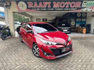 Jual bekas Toyota Yaris 7 Airbag TRD Sportivo 2019 AT Matic Merah Low KM,lokasi di Jakarta Timur