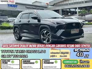 Jual bekas TOYOTA YARIS CROSS 1.5 S GR HV TSS 2024,lokasi di Jakarta Pusat