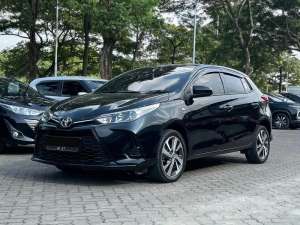 Jual bekas TOYOTA YARIS G 1.5 AT MATIC 2021 HITAM, KM 23RB,lokasi di  