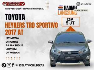 Jual bekas TOYOTA YARIS HEYKERS TRD S MATIC 2017 DP MURAH Minim,lokasi di Sragen Kab.