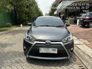 Jual bekas Toyota Yaris tipe G CVT 17 mulus pribadi,lokasi di Tangerang Kab.