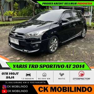 Jual bekas Toyota Yaris TRD Sportivo Matic 2014 ISTIMEWA MURAH DP Minim Brio,lokasi di Surakarta Kota