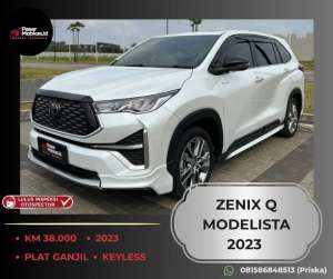Jual bekas TOYOTA ZENIX Q MODELISTA AT MATIC 2023 GANJIL,lokasi di Tangerang Kota