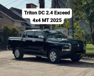Jual bekas Triton 2.4 DC Exceed Solar 4x4 MT 2025 Km 13 Ribu,lokasi di Palembang Kota