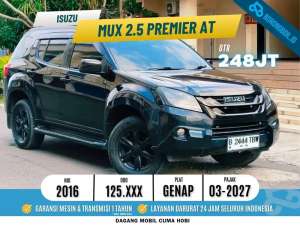 Jual bekas Type tertinggi Isuzu mux 2.5 premiere 2016,lokasi di Pekalongan Kota