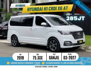 Jual bekas Van Diesel NyamanHyundai H1 XG Diesel Metik 2019 Putih,lokasi di Tangerang Selatan Kota