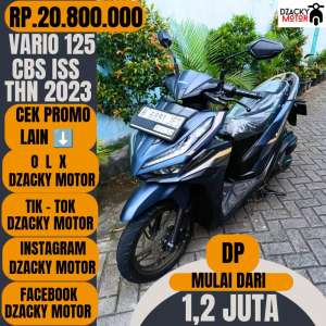 Jual bekas VARIO 125 CBS ISS 2023 SECOND LIKE NEW,lokasi di Tangerang Kota