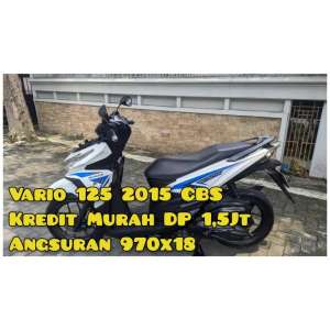Jual bekas Vario 125cc 2015 Putih CBS Mesin TOP,lokasi di Semarang Kota