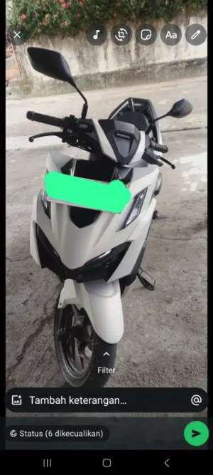 Jual bekas Vario cbs 160 putih,lokasi di Aceh Besar Kab.
