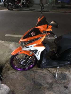 Jual bekas vario kzr 2013 full modif,lokasi di Bandung Kota