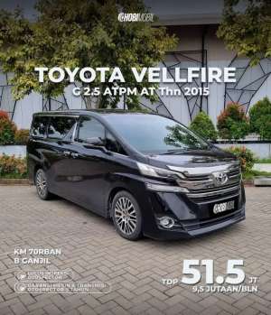 Jual bekas Vellfire G ATPM 2.5 AT 2015,lokasi di  