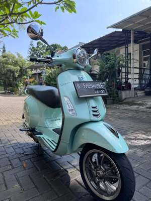 Jual bekas Vespa 2022 primavera S 150 cc i-gets Green Mint,lokasi di  ,Bogor Kota