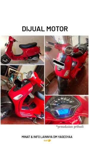 Jual bekas VESPA LX 125 IGET 2019,lokasi di Jakarta Timur