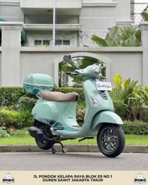 Jual bekas VESPA LX BATIK SERIES 125 IGET FACELIFT TAHUN 2023 LIMITED EDITION,lokasi di Jakarta Selatan