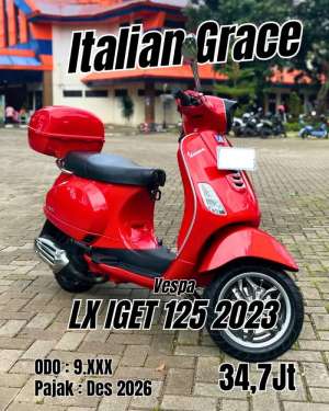 Jual bekas Vespa LX IGET 125 2023, Kondisi Mulus mesin halus,lokasi di Jakarta Pusat