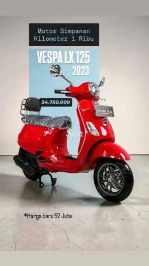 Jual bekas Vespa LX125 2023,lokasi di Malang Kota