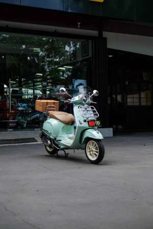 Jual bekas VESPA PIAGGIO PICNIC HIJAU MINT GREEN MINT RELAX GREEN NIK 2021,lokasi di Denpasar Kota
